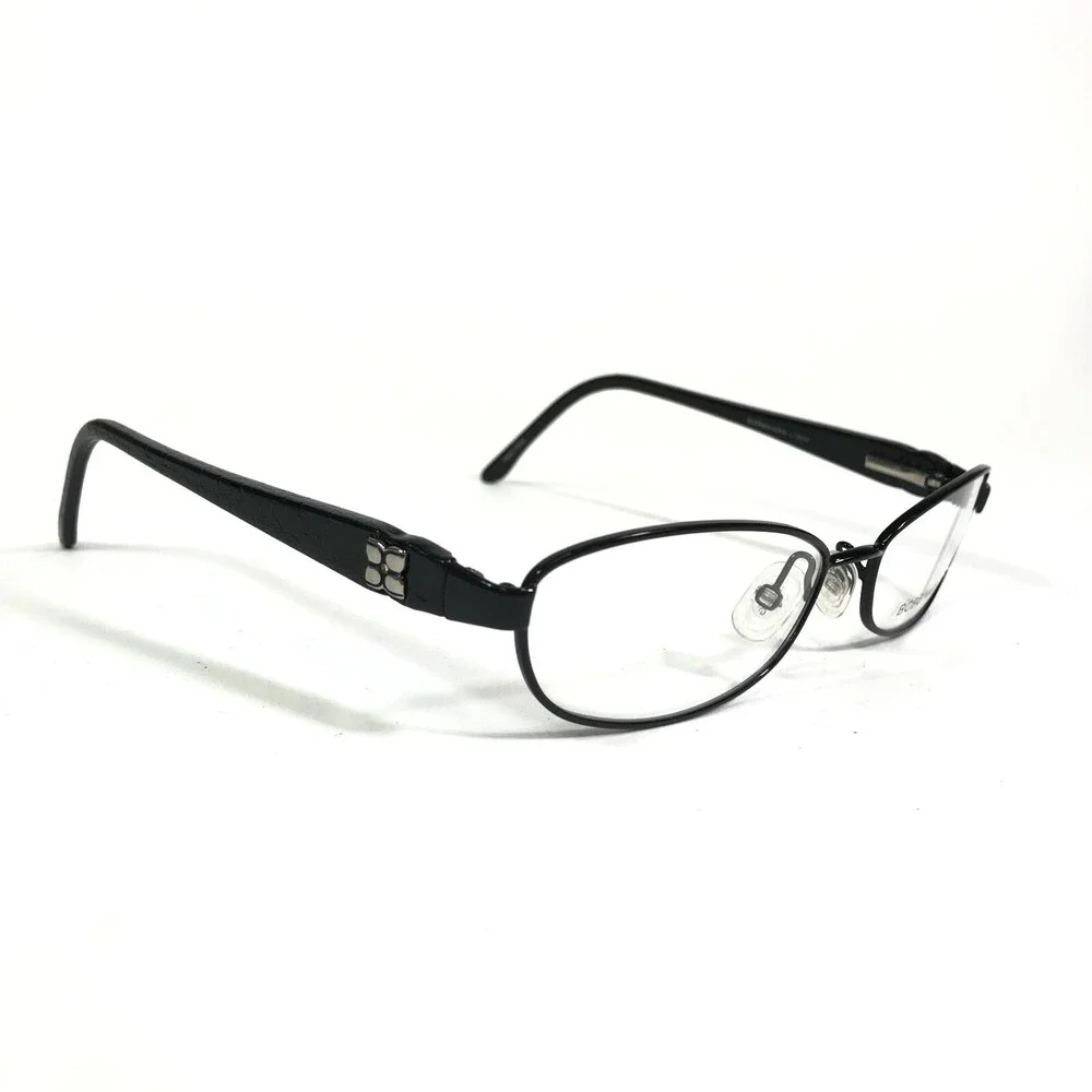 BCBGMAXAZRIA Eyeglasses Frames PENELOPE Bla Black Oval Wire Rim 54-16-135